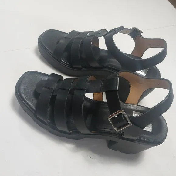 DV Dolce Vita Black Strappy Heels Size 10M NWNT
