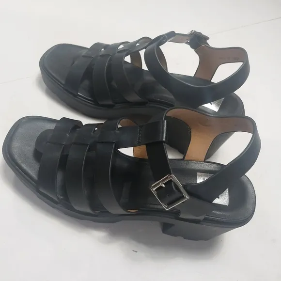 DV Dolce Vita Black Strappy Heels Size 10M NWNT