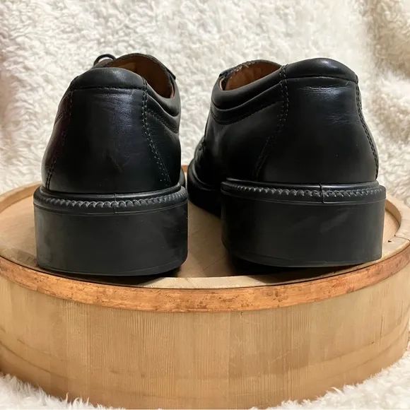 Ecco Men’s Black Dress Comfort Leather Oxfords Lace Up 11/11.5 EU 45