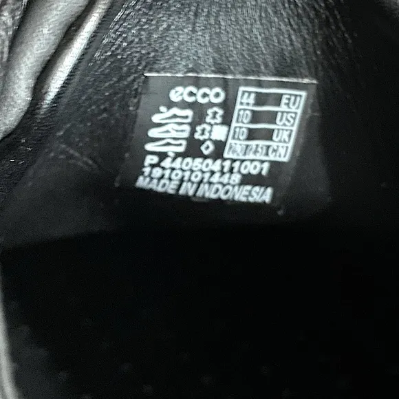 Ecco Soft 8 Leather Sneakers Black Danish Design Like New