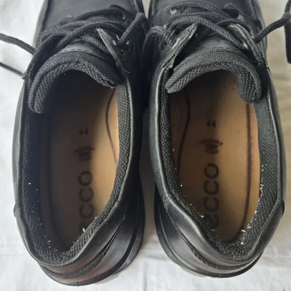 Ecco Track 25 Low Mens Gore-Tex Moc Toe Oxford Shoes Black Size EU 44/US 10-10.5