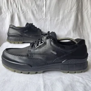Ecco Track 25 Low Mens Gore-Tex Moc Toe Oxford Shoes Black Size EU 44/US 10-10.5