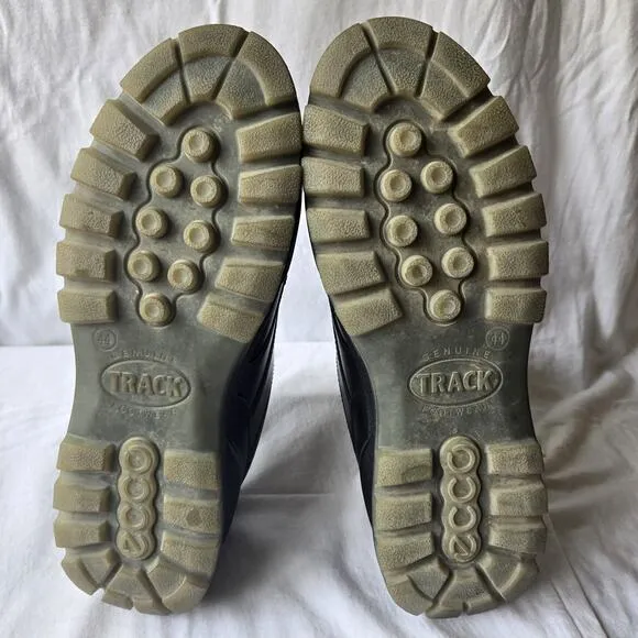 Ecco Track 25 Low Mens Gore-Tex Moc Toe Oxford Shoes Black Size EU 44/US 10-10.5