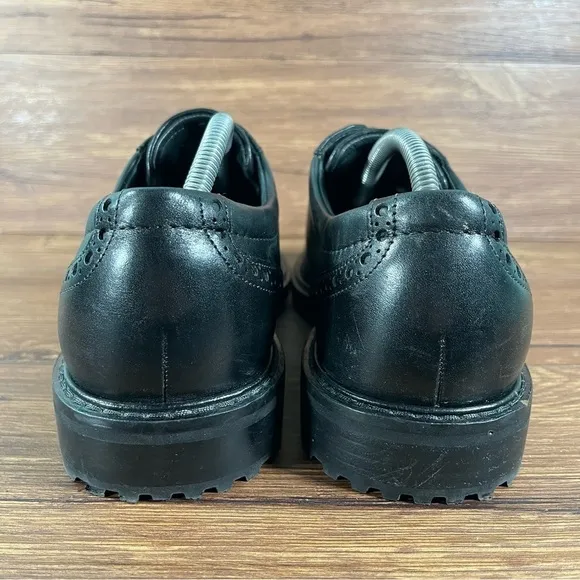 ECCO Vitrus Black Leather Wingtip Dress Shoes Men’s Size 9 (43) Oxfords