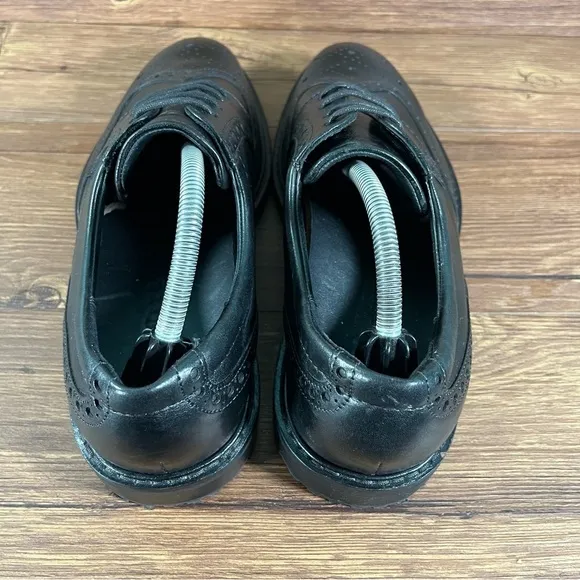 ECCO Vitrus Black Leather Wingtip Dress Shoes Men’s Size 9 (43) Oxfords