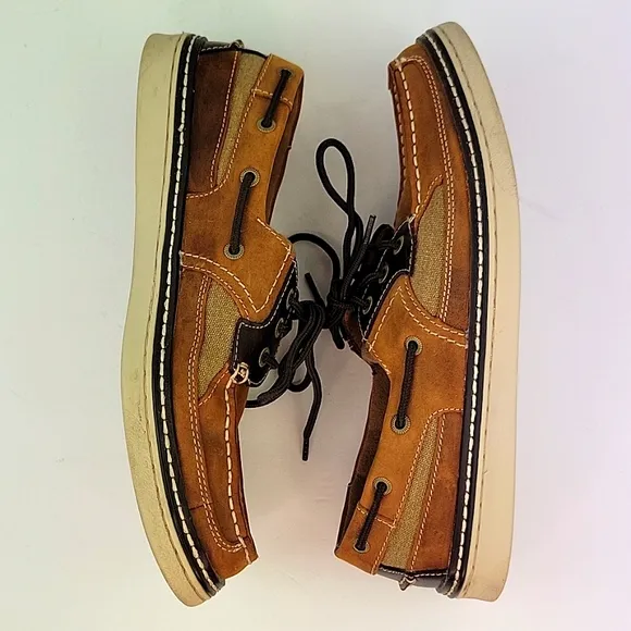 Eddie Bauer Carson Boat Shoe Tan Size 10.5