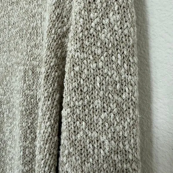 EILEEN FISHER Bouclé Knit Sweater Beige Textured Pullover Cozycore XL Lagenlook