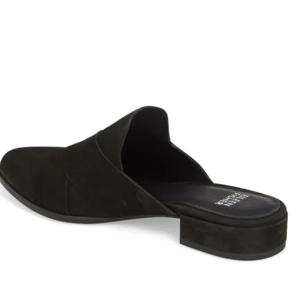 Eileen Fisher | NWT Bauer Suede Mule Black
