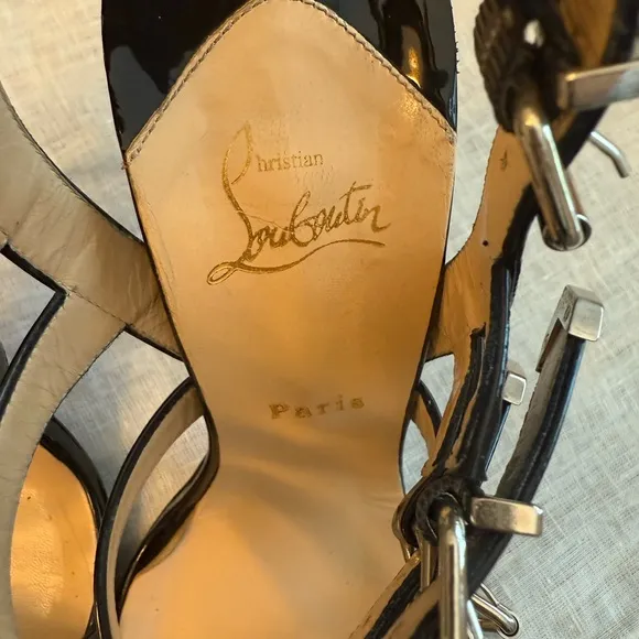 Elegant Black Strappy Heels