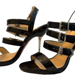 Elegant Black Strappy Heels