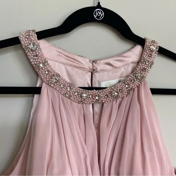Eliza J cocktail dress, MISSY, blush pink, NWT, size 12