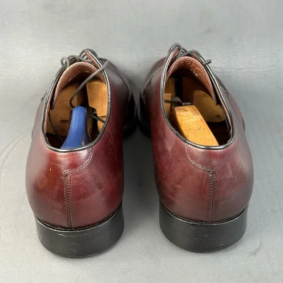E.T Wright Men's Brown Leather Oxfords Lace Up dress shoes size 11