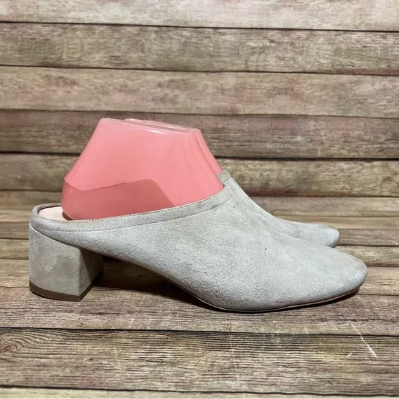 Everlane Biege Suede Mules
