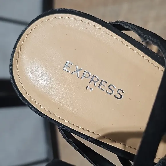 Express Caged Strappy High Heels Size 10 NWT