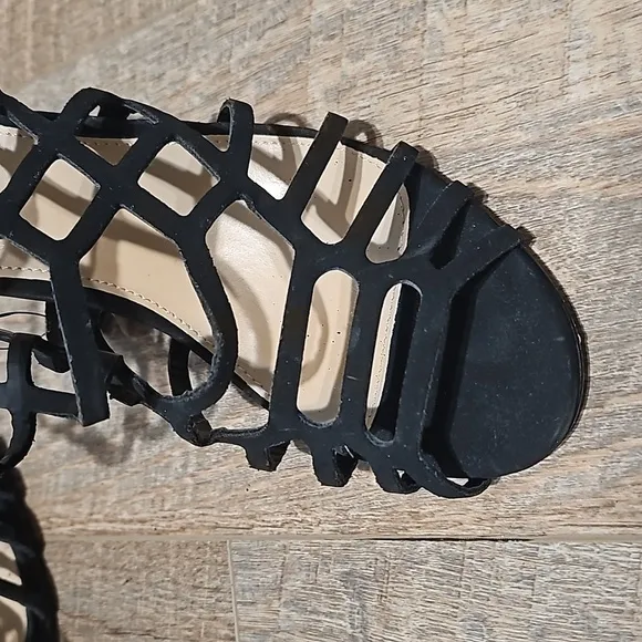 Express Caged Strappy High Heels Size 10 NWT