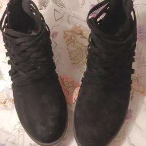 Fergalicious By Fergie Bandana Black Strappy Ankle Booties