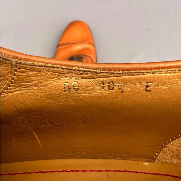 Ferragamo Men’s Lace Up Fermin Oxfords Dress Dark Leather Shoes 10.5 US Men's