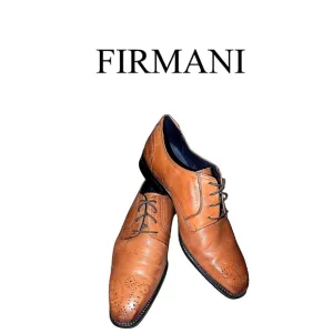 Firmani Made In Italy David Men's  Calf-Skin Leather Oxfords Size:43