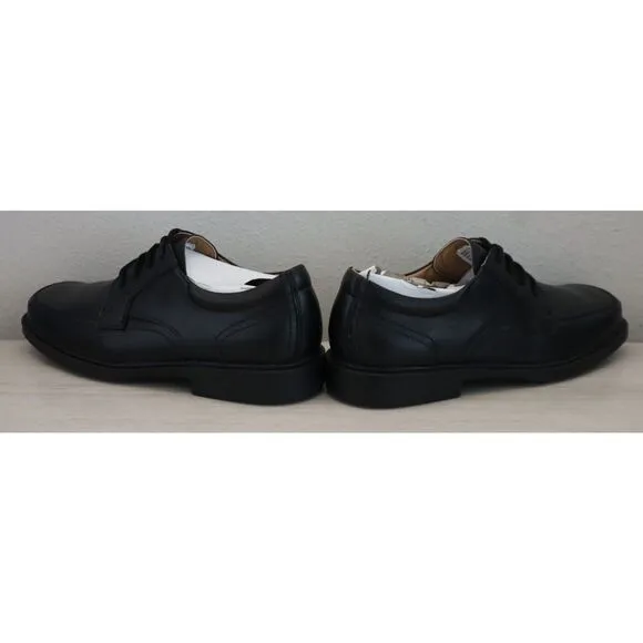 Florsheim 16623-001 Kids' Sz 6W Black Leather Billings Jr. II  Moc Toe Oxfords
