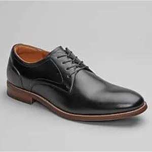 Florsheim Black Leather Remi Plain Toe Oxfords Sz. 10.5