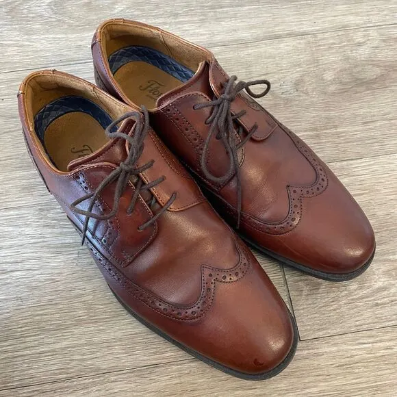 Florsheim brown Tamilio oxfords size 8.5M