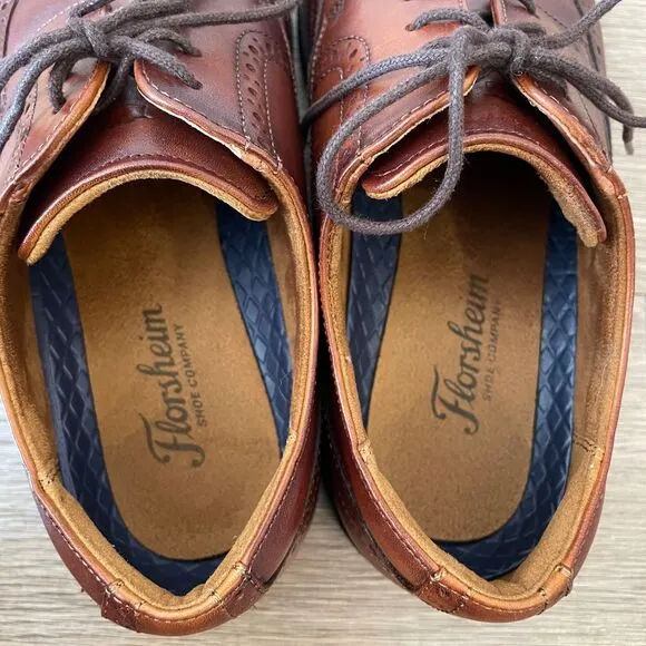 Florsheim brown Tamilio oxfords size 8.5M