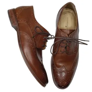 Florsheim | Men's Brown Leather Lace Up Dress Shoe Oxfords 9.5D Made in India