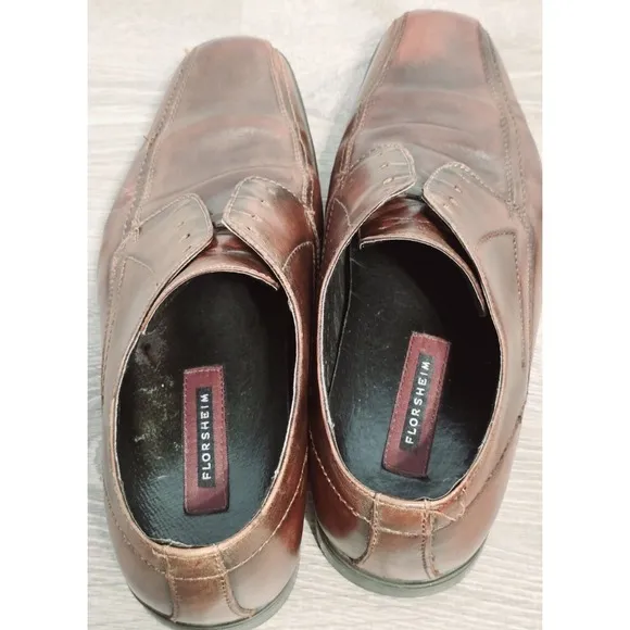 Florsheim Men's Brown‎ Leather Oxfords Size 11D Dress Shoes Classic Luxury