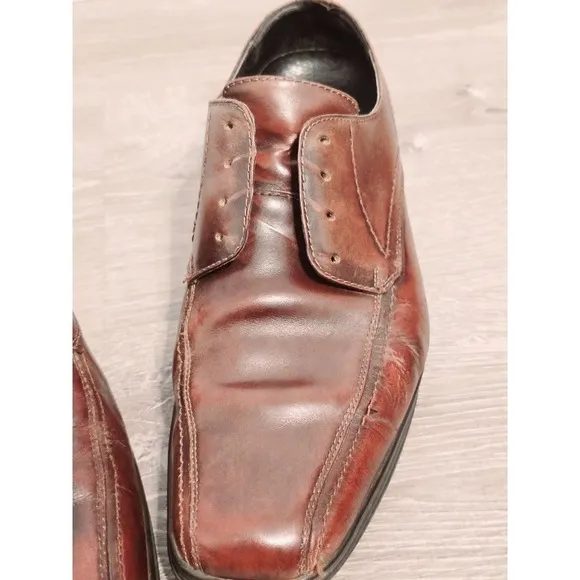 Florsheim Men's Brown‎ Leather Oxfords Size 11D Dress Shoes Classic Luxury