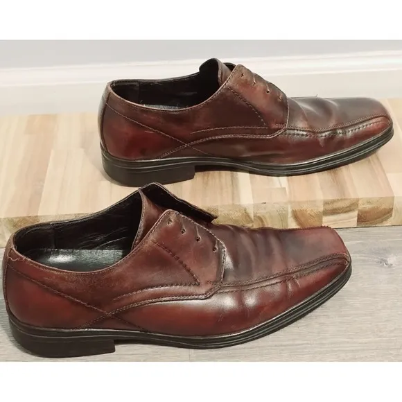 Florsheim Men's Brown‎ Leather Oxfords Size 11D Dress Shoes Classic Luxury