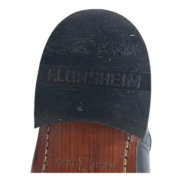 Florsheim Men's Lexington Oxford Black Oxford 12 M 17066-01Classic Wingtip