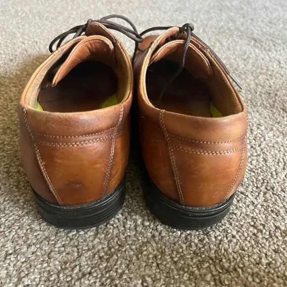 Florsheim Mens Midtown Cap Toe Oxford Dress Shoes 12138-221, Cognac Size 9.5D