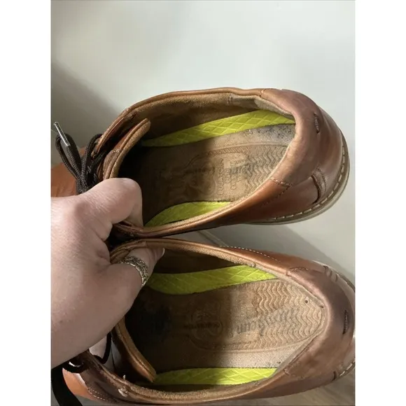 Florsheim Norwalk Plain-Toe Oxfords, Size 12M Cognac
