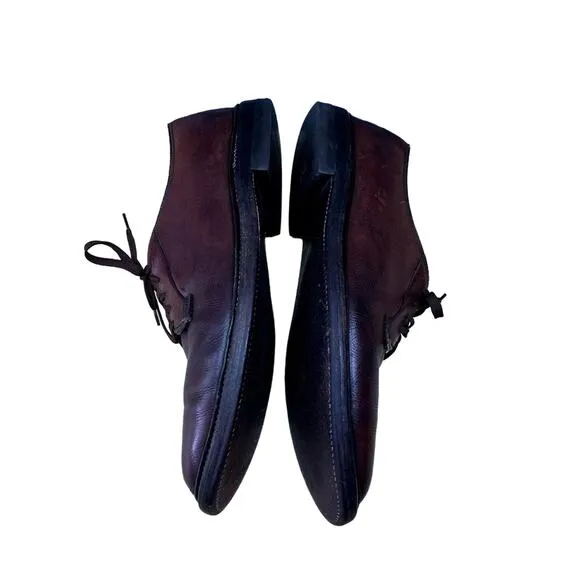 Florsheim Shoes Oxfords Mens 11B Brown Imperial Leather Original Sole 93603 VTG