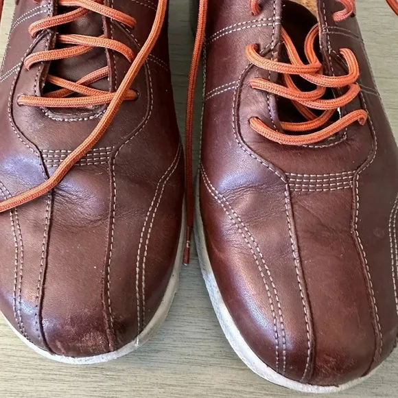FootJoy Versaluxe Mens Size 10.5 M57253 Brown Leather Spikeless GolfShoes