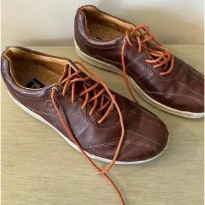 FootJoy Versaluxe Mens Size 10.5 M57253 Brown Leather Spikeless GolfShoes