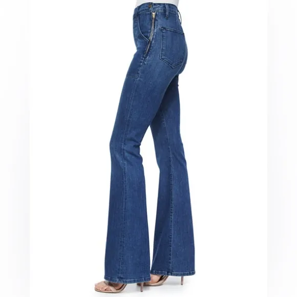 Frame Denim Cropped Le Flare de Francoise in Sunnyslope