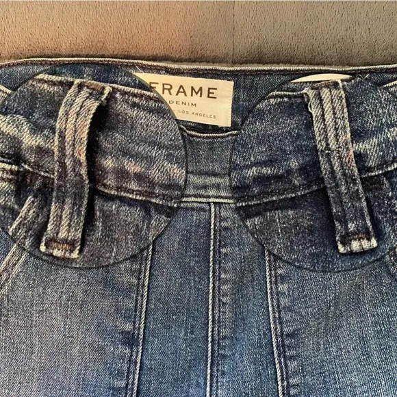 Frame Denim Cropped Le Flare de Francoise in Sunnyslope
