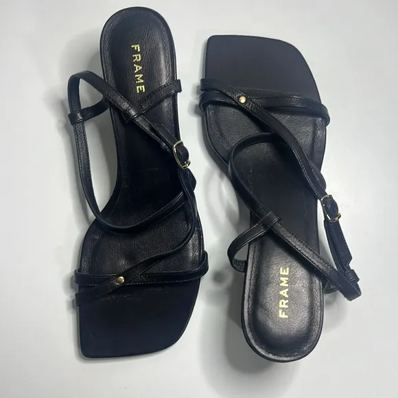 Frame - Le Braxton Strappy Heel Sandal Women Size US 5.5/EU 36.5