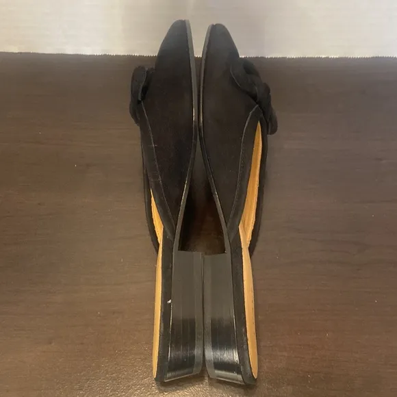 Frame Le Isle Black Suede Mules Size 38