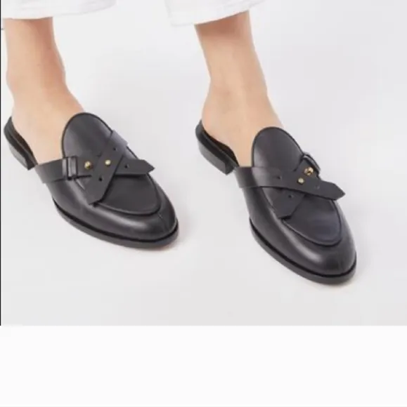 FRAME Le Sweetzer Slides Loafer Black 11/42