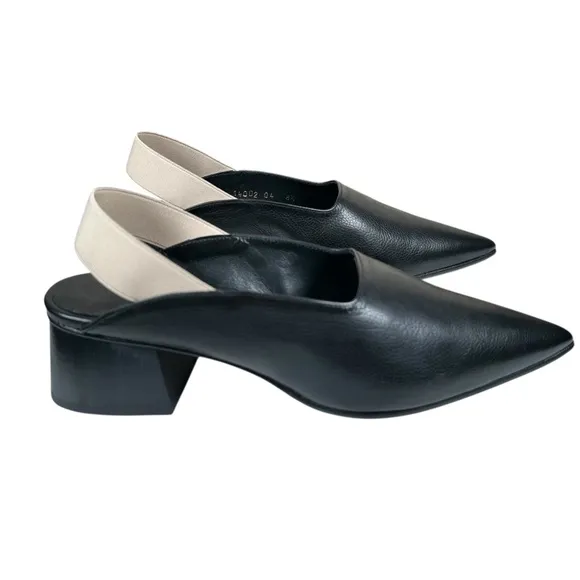 FREDA SALVADOR Ola Leather Pointed Toe Mules
