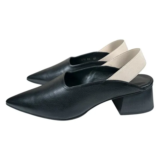 FREDA SALVADOR Ola Leather Pointed Toe Mules