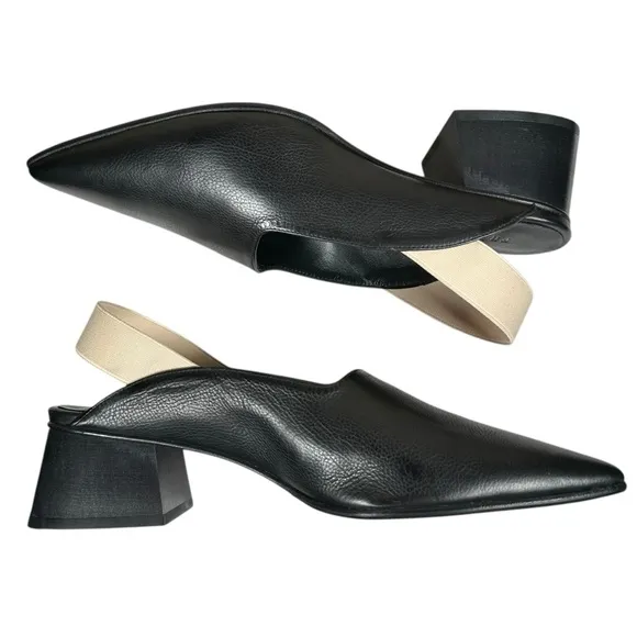 FREDA SALVADOR Ola Leather Pointed Toe Mules