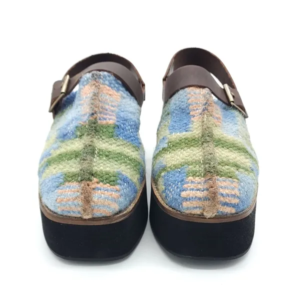 Free People Astrid Clog Platform Mule Stargazer Boho Slingback Women's Size 8.5