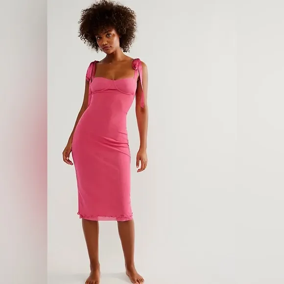Free People Got Glam Mesh Slip