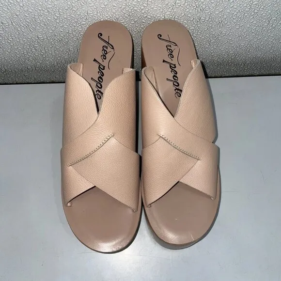 Free People Kora Platform Clogs Carrot Ginger Women’s Size 9 – New Without Box