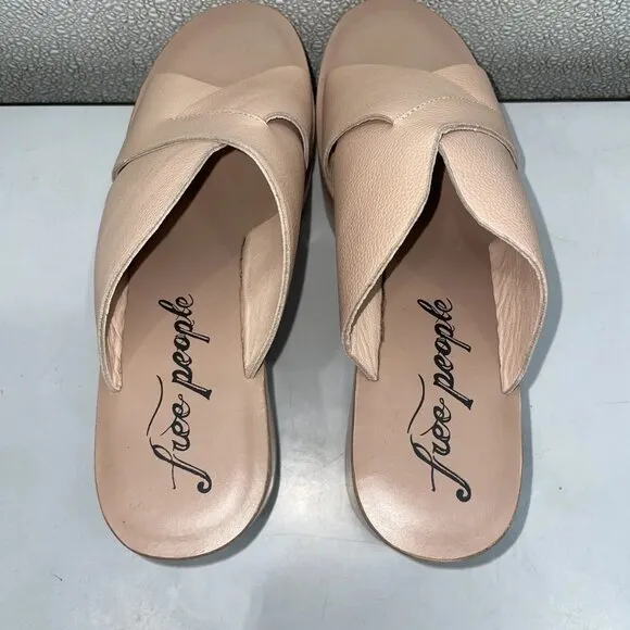 Free People Kora Platform Clogs Carrot Ginger Women’s Size 9 – New Without Box