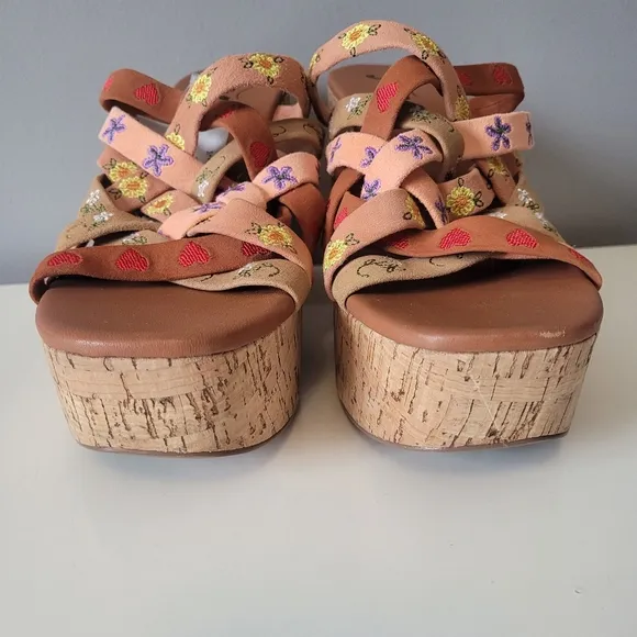 Free People Lisbon Platform Mules, BNWT, Size 41