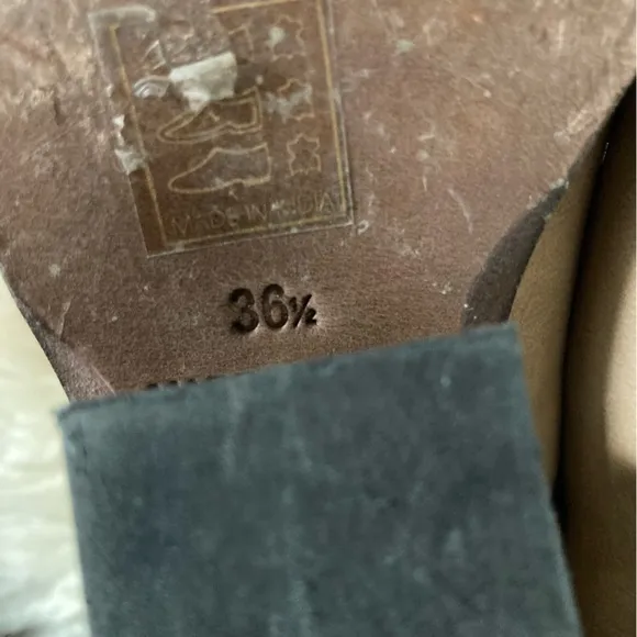 Free People Marfa Western Mules / Sand Dollar 36.5 6.5 US